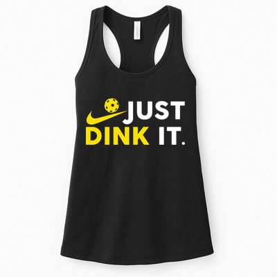 Just Dink It Funny Pickleball Play Pickle Ball Womens Tank Top