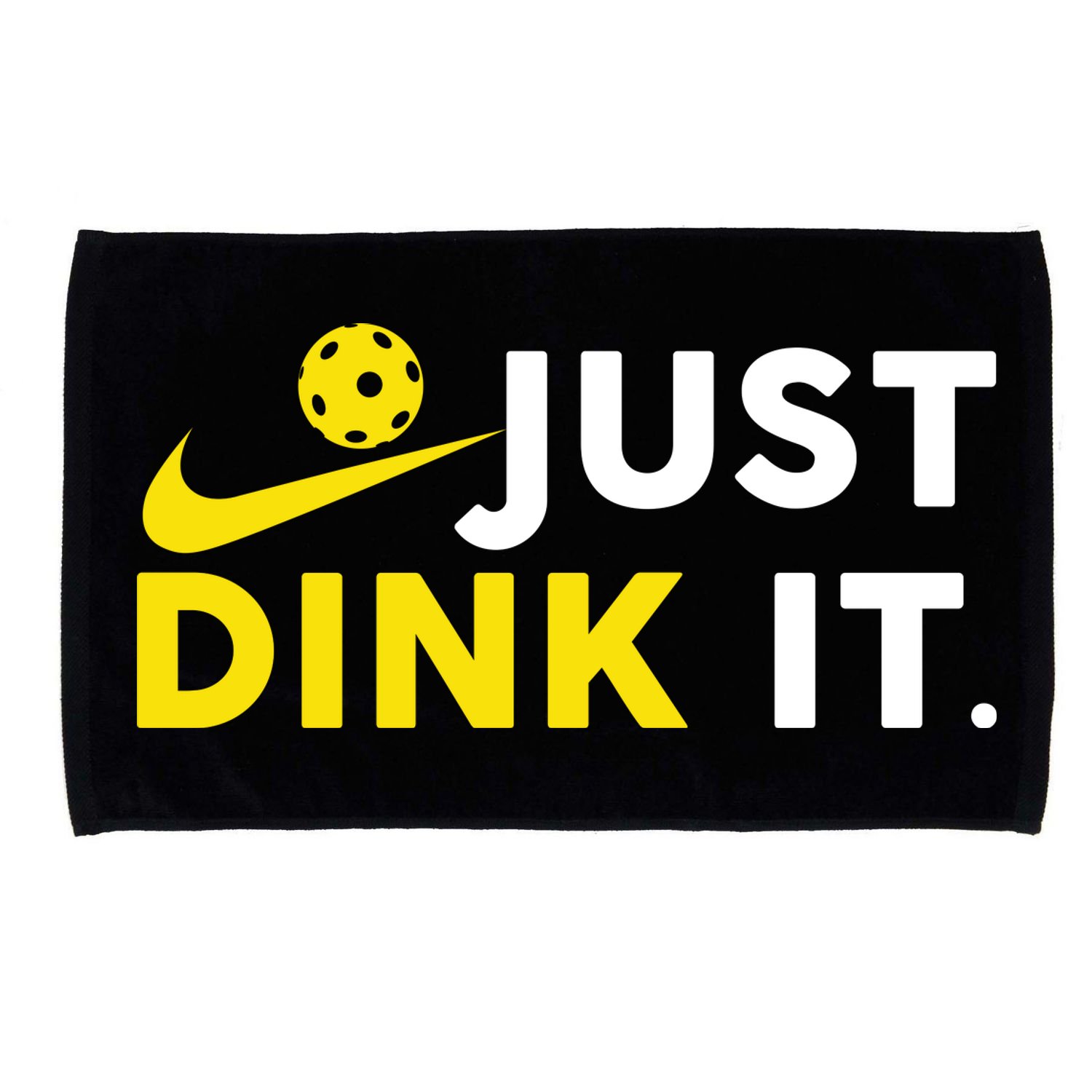 Just Dink It Funny Pickleball Play Pickle Ball Microfiber Hand Towel