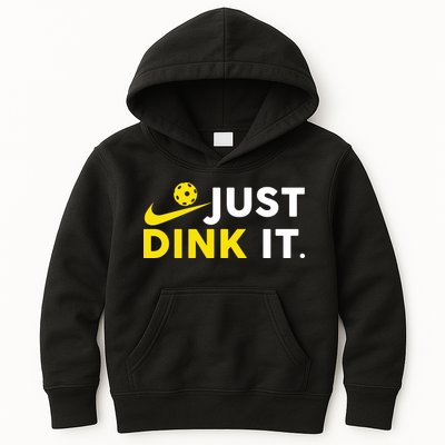 Just Dink It Funny Pickleball Play Pickle Ball Kids Hoodie