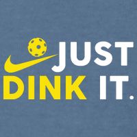 Just Dink It Funny Pickleball Play Pickle Ball Garment-Dyed Sweatshirt