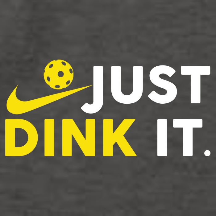 Just Dink It Funny Pickleball Play Pickle Ball Vector Backpack