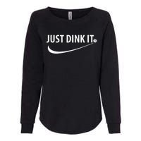 Just Dink It Pickleball Womens California Wash Sweatshirt