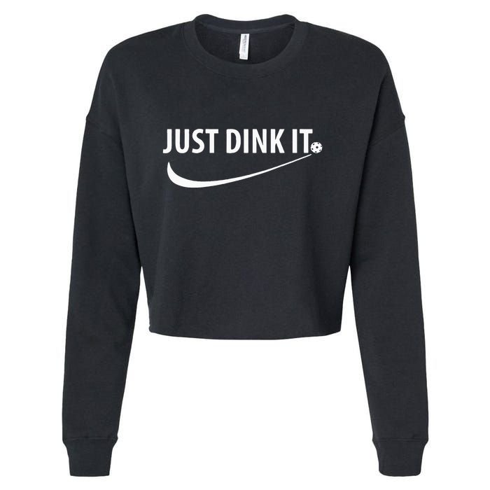 Just Dink It Pickleball Cropped Pullover Crew