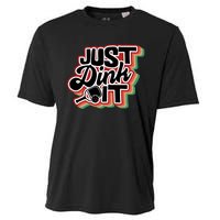 Just Dink It Retro Vintage Pickleball Cooling Performance Crew T-Shirt