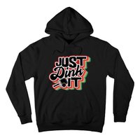 Just Dink It Retro Vintage Pickleball Hoodie