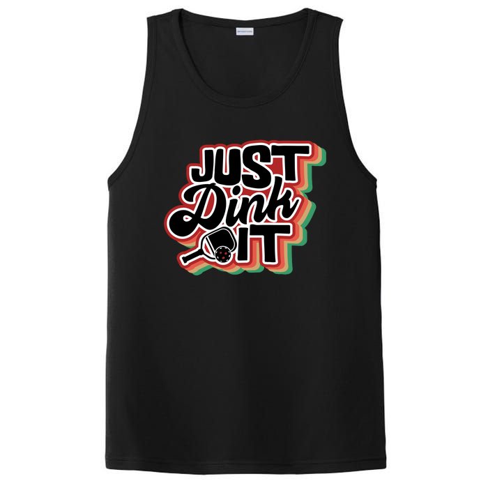 Just Dink It Retro Vintage Pickleball PosiCharge Competitor Tank