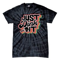 Just Dink It Retro Vintage Pickleball Tie-Dye T-Shirt