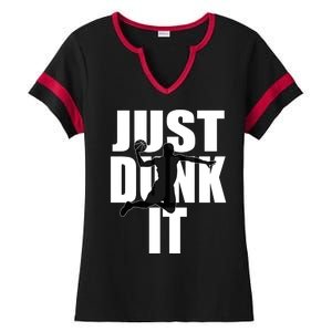 Just Dunk It Ladies Halftime Notch Neck Tee