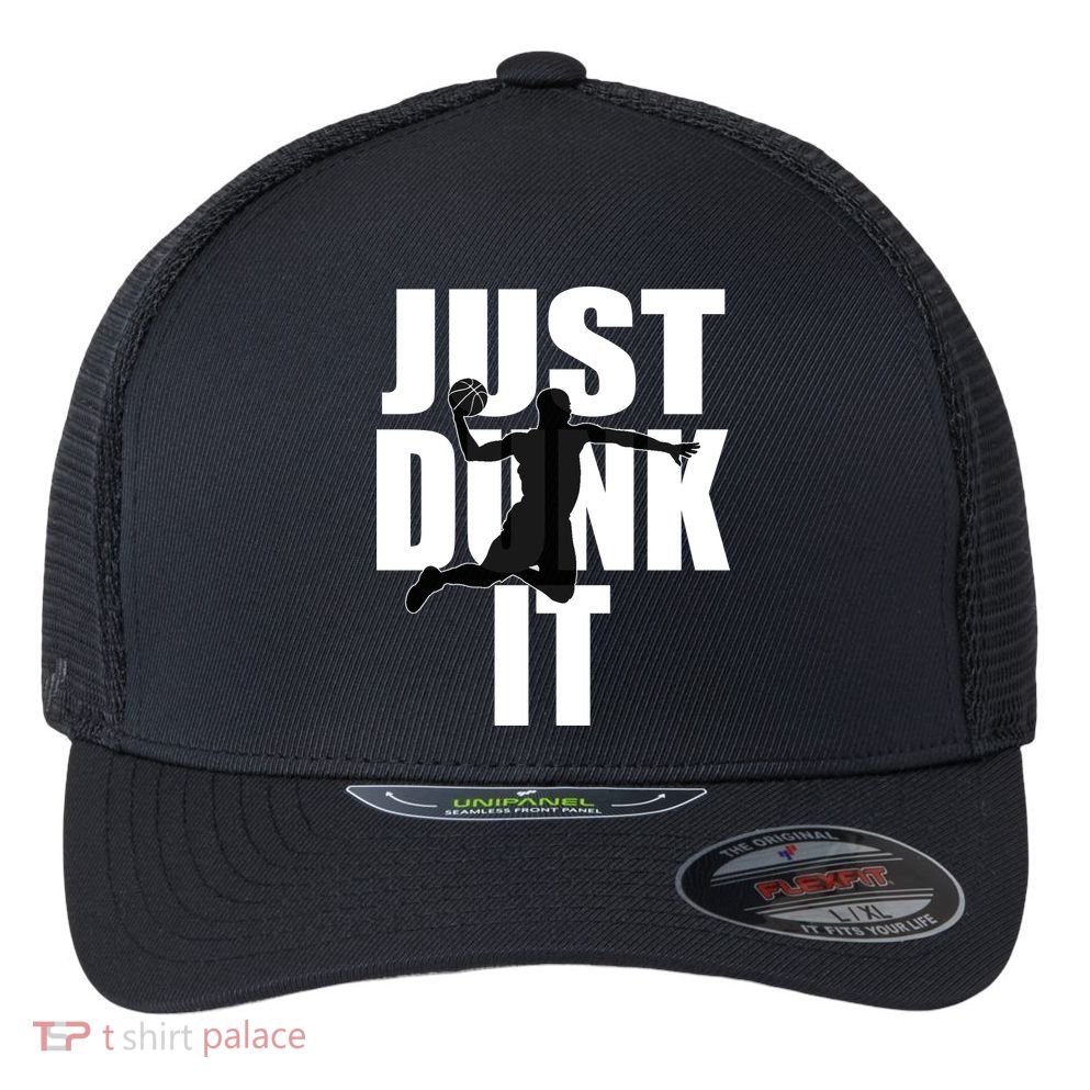 Just Dunk It Flexfit Unipanel Trucker Cap
