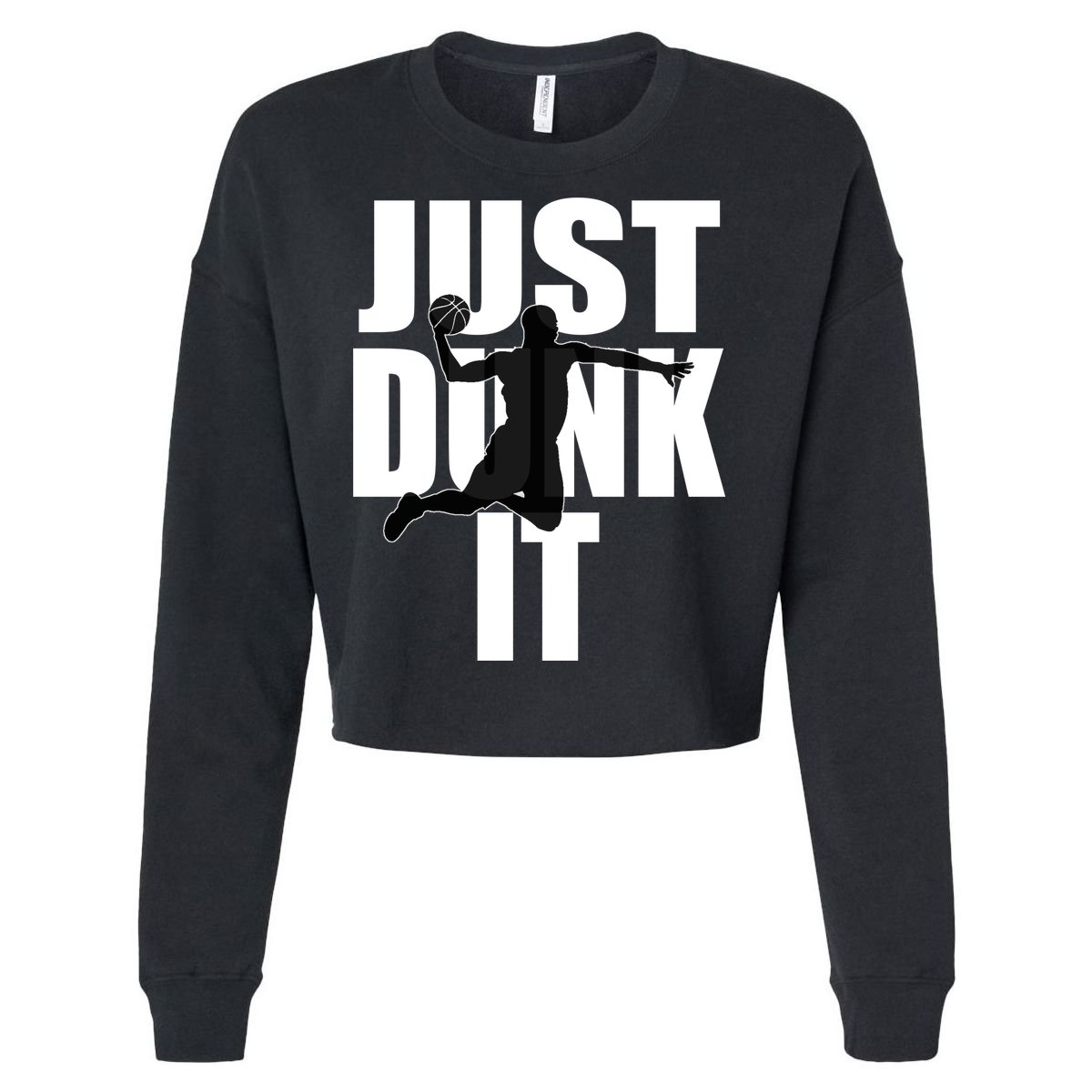 Just Dunk It Cropped Pullover Crew