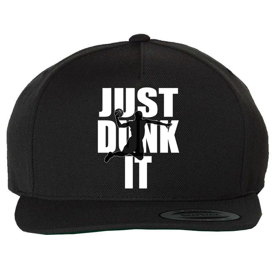 Just Dunk It Wool Snapback Cap