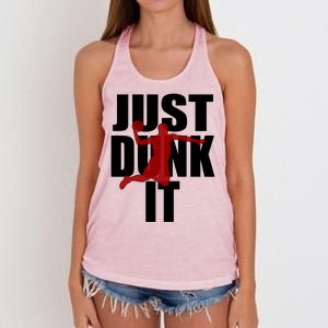 Just Dunk It Women's Knotted Racerback Tank