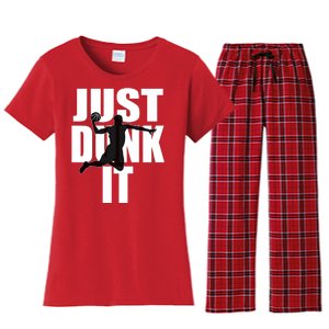 Just Dunk It Women's Flannel Pajama Set