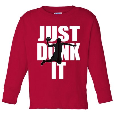 Just Dunk It Toddler Long Sleeve Shirt
