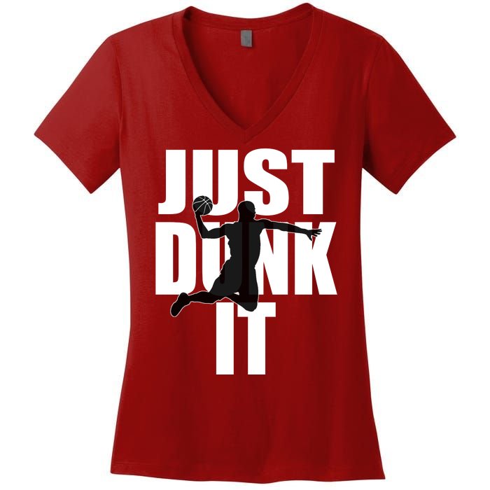 Just Dunk It Women's V-Neck T-Shirt