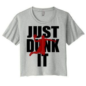 Just Dunk It Women's Crop Top Tee