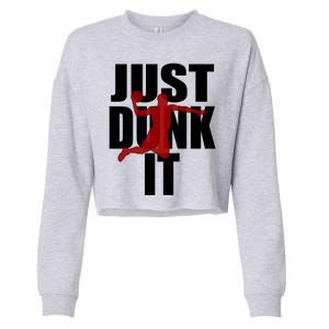 Just Dunk It Cropped Pullover Crew