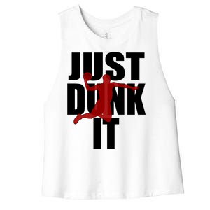 Just Dunk It Women's Racerback Cropped Tank