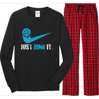 Just Dink It Pickleball Player Fan Gift Long Sleeve Pajama Set