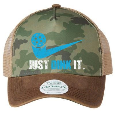 Just Dink It Pickleball Player Fan Gift Legacy Tie Dye Trucker Hat