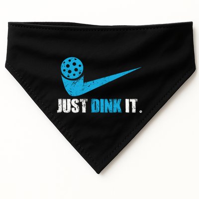 Just Dink It Pickleball Player Fan Gift USA-Made Doggie Bandana