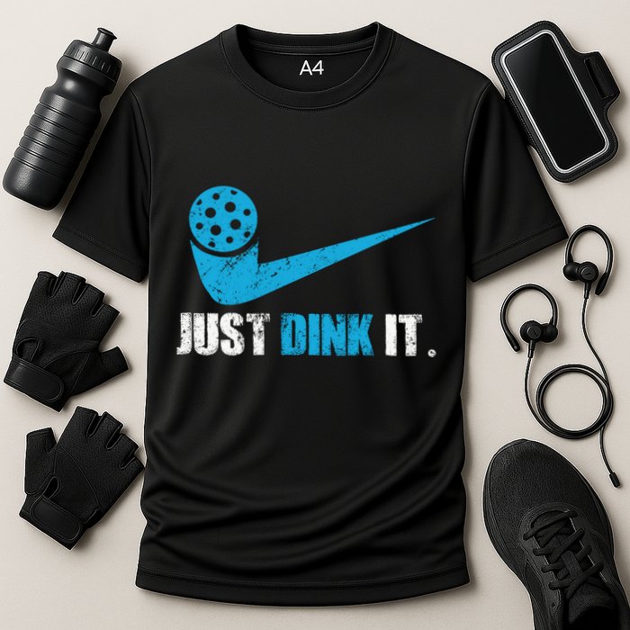 Just Dink It Pickleball Player Fan Gift Cooling Performance Crew T-Shirt