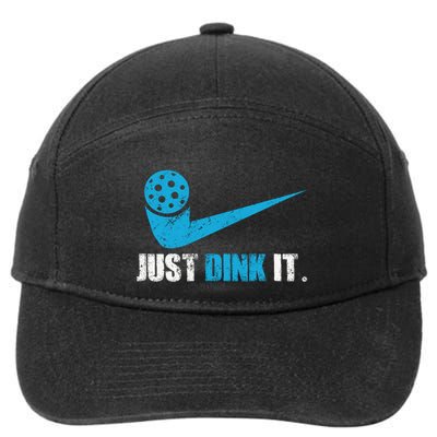 Just Dink It Pickleball Player Fan Gift 7-Panel Snapback Hat
