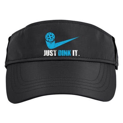 Just Dink It Pickleball Player Fan Gift Adult Drive Performance Visor