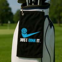 Just Dink It Pickleball Player Fan Gift Golf Towel