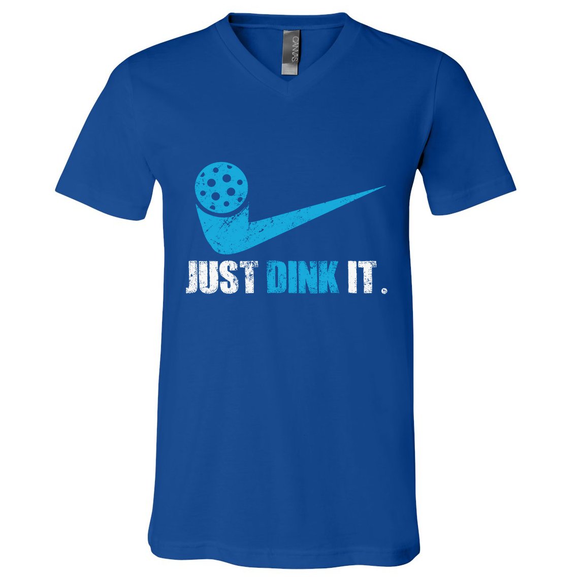 Just Dink It Pickleball Player Fan Gift V-Neck T-Shirt