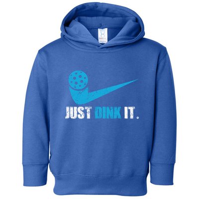 Just Dink It Pickleball Player Fan Gift Toddler Hoodie