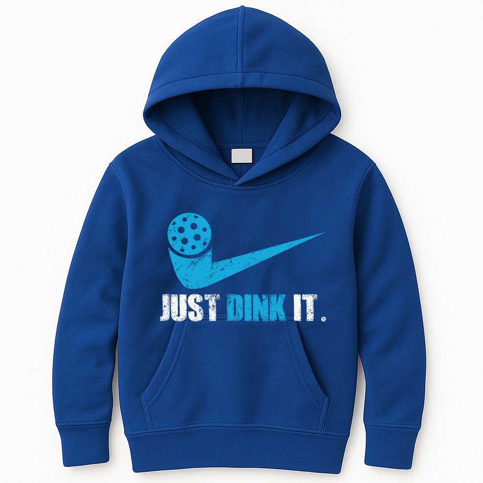 Just Dink It Pickleball Player Fan Gift Kids Hoodie