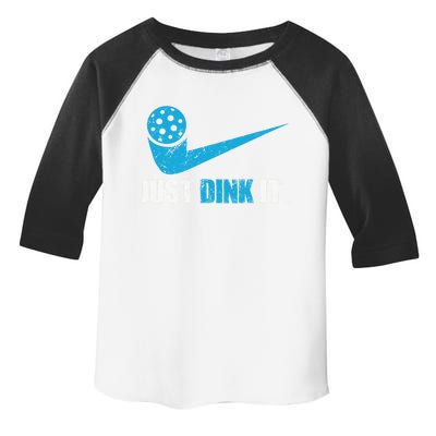 Just Dink It Pickleball Player Fan Gift Toddler Fine Jersey T-Shirt