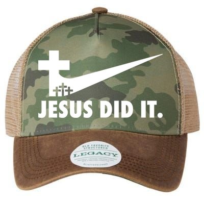 Jesus Did It Cross Legacy Tie Dye Trucker Hat