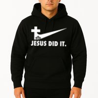 Jesus Did It Cross Hoodie