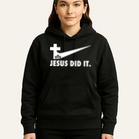 Jesus Did It Cross Hoodie