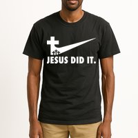 Jesus Did It Cross Tall T-Shirt
