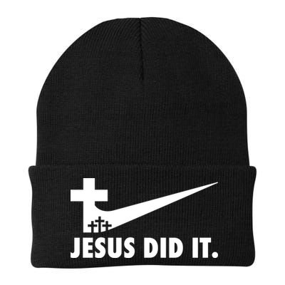 Jesus Did It Cross Beanie