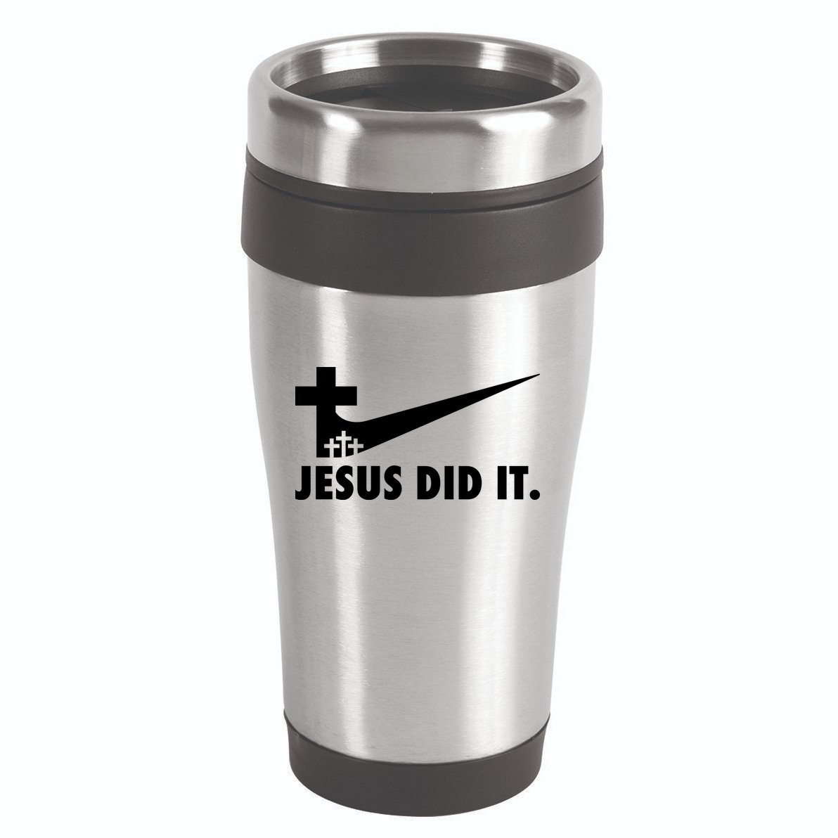 Jesus Did It Cross 16oz Travel Tumbler