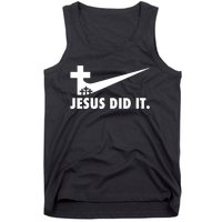 Jesus Did It Cross Tank Top