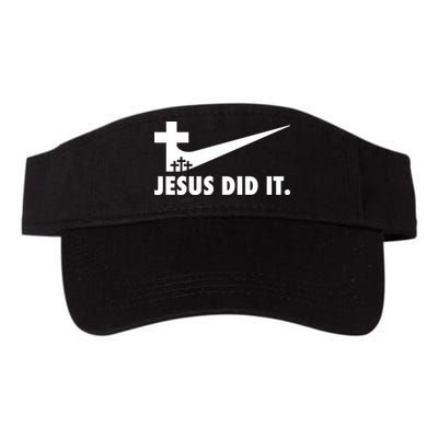 Jesus Did It Cross Visor