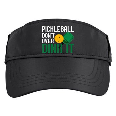 Just Dink It Pickleball Player Fan Gift Adult Drive Performance Visor