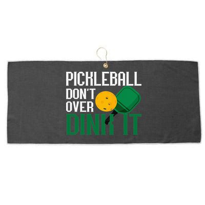 Just Dink It Pickleball Player Fan Gift Large Microfiber Waffle Golf Towel