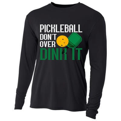 Just Dink It Pickleball Player Fan Gift Cooling Performance Long Sleeve Crew