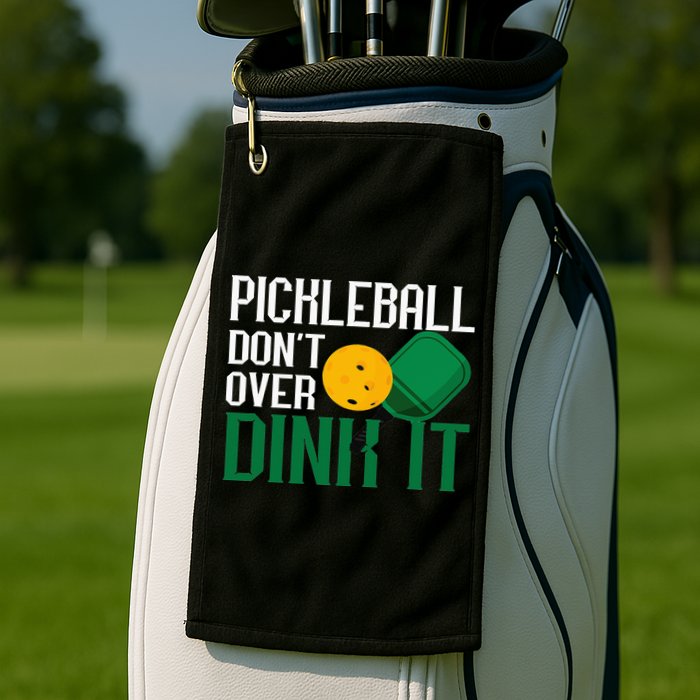 Just Dink It Pickleball Player Fan Gift Golf Towel