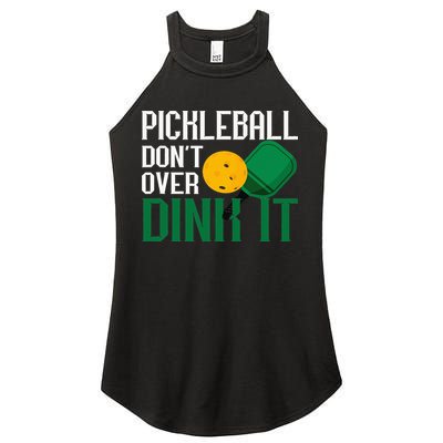 Just Dink It Pickleball Player Fan Gift Women's Perfect Tri Rocker Tank