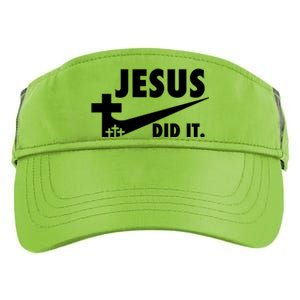 Jesus Did It Faith Cross Christian Adult Drive Performance Visor