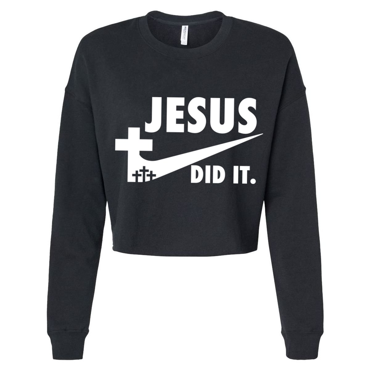 Jesus Did It Faith Cross Christian Cooling Performance Crew T-Shirt