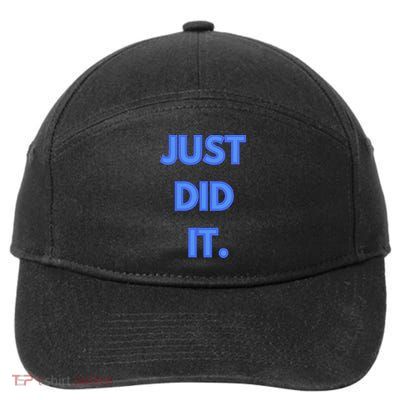 Just Did It 7-Panel Snapback Hat
