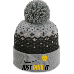 Just Dink It Funny Pickleball The Baniff Cuffed Pom Beanie